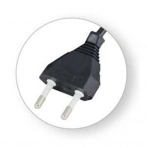 PRIKLJUČNI KABEL H03VVH2-F2X0,75 L=3m,CRNI