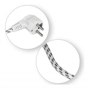 PRIKLJUČNI KABEL H03RT-H 3G1 L=2m, za glačalo