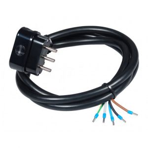 PRIKLJUČNI KABEL H05VV-F 5G2,5 L=2m, CRNI