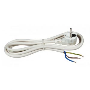 PRIKLJUČNI KABEL H05VV-F 3G1,5 L=1,5m, BIJELI